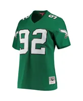 Women's Mitchell & Ness Reggie White Kelly Green Philadelphia Eagles 1990 Legacy Replica Jersey