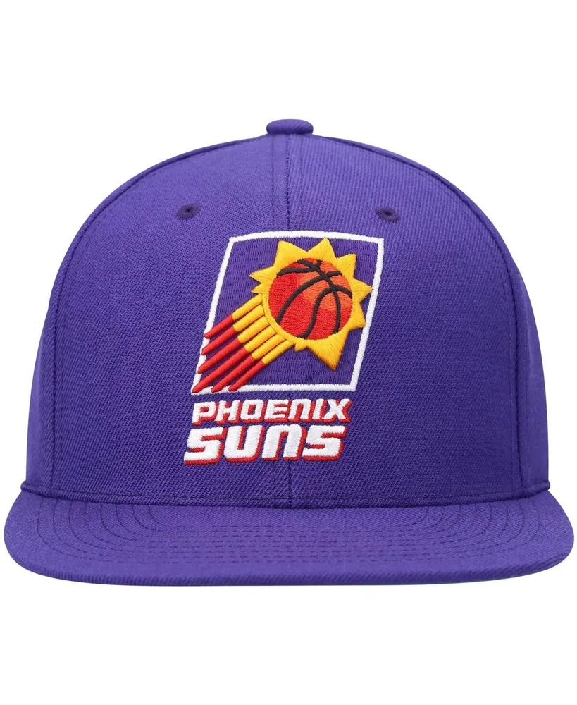 Men's Mitchell & Ness Purple Phoenix Suns Hardwood Classics Team Ground 2.0 Snapback Hat