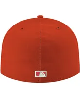 Men's New Era Red Arizona Diamondbacks Logo White 59FIFTY Fitted Hat