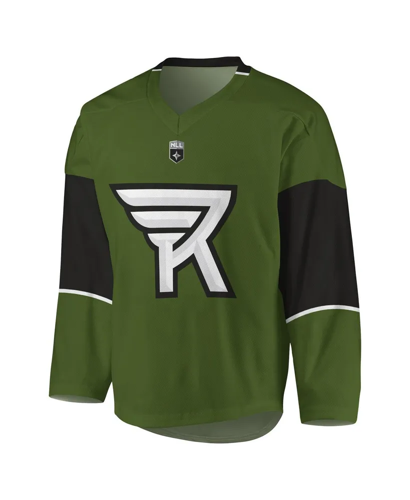 Men's Green, Black Rochester Knighthawks Replica Jersey