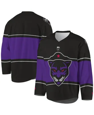 Men's and Purple Panther City Lacrosse Club Replica Jersey