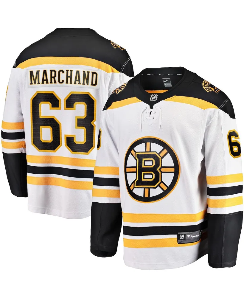 Fanatics Men's Fanatics Branded Brad Marchand White Boston Bruins