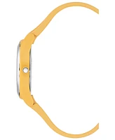 Anne Klein Women's Yellow Solar Ocean Work Plastic Metal Watch, 38.5mm