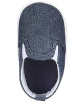 First Impressions Baby Boys or Girls Slip On Soft Sole Sneakers, Created for Macy's