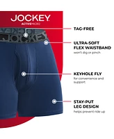 Jockey 3-Pack Active Microfiber 5" Boxer Briefs