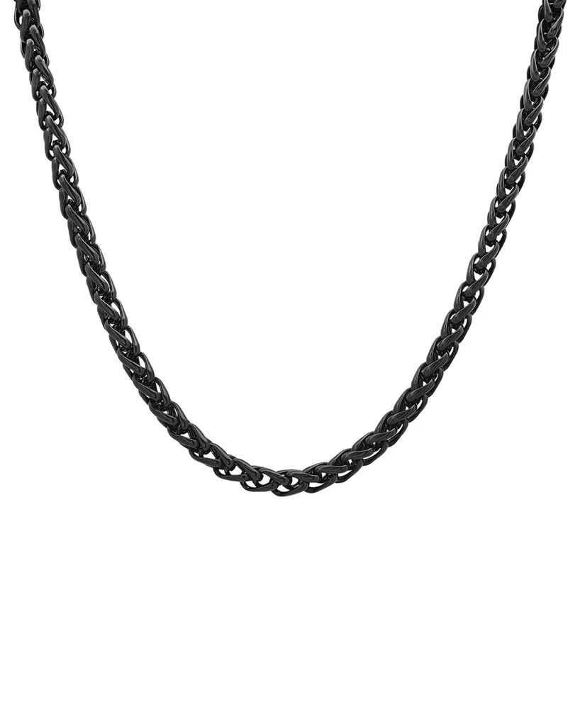 3/4/5/6/8mm Braided Wheat Chain Silver 316L Stainless Steel Men Women  Necklace | eBay