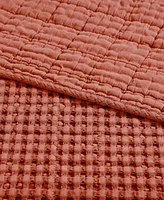 Levtex Mills Waffle Stitched Quilted Throw, 60" x 50"