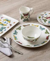 Portmeirion Botanic Garden Harmony Coupe Charger Plate, Set of 4