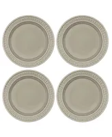 Portmeirion Botanic Garden Harmony Stone 10.5" Dinner Plate, Set of 4