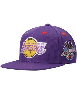 Men's Mitchell & Ness Purple Los Angeles Lakers Hardwood Classics 1997 Nba All-Star Weekend Top Star Snapback Hat
