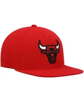 Men's Mitchell & Ness Red Chicago Bulls Ground 2.0 Snapback Hat