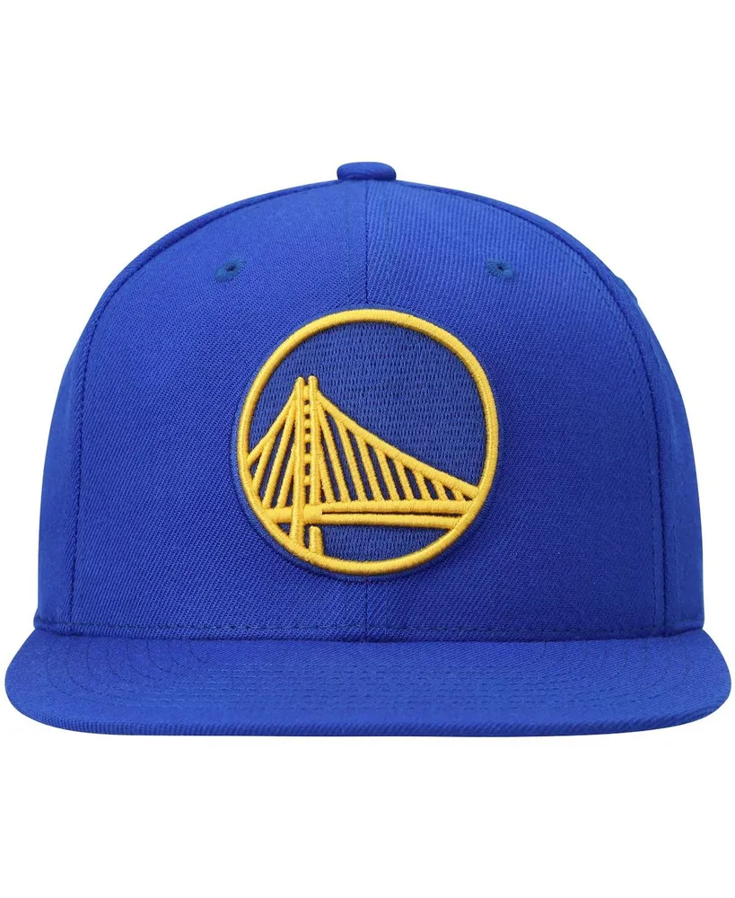 Men's Mitchell & Ness Royal Golden State Warriors Ground 2.0 Snapback Hat