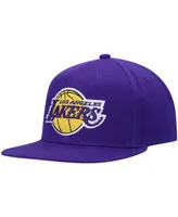 Men's Mitchell & Ness Purple Los Angeles Lakers All Love Snapback Hat