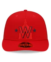 Men's New Era Red Washington Nationals 2022 Batting Practice Low Profile 59FIFTY Fitted Hat