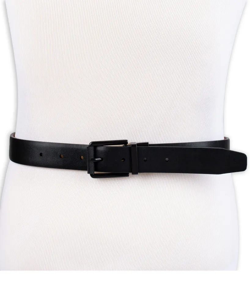 Kenneth Cole Reaction Men's Reversible Faux-Leather Stretch Dress Belt