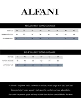 Alfani Men's Burnished Edge and Metal Loop Dress Belt, Created for Macy's