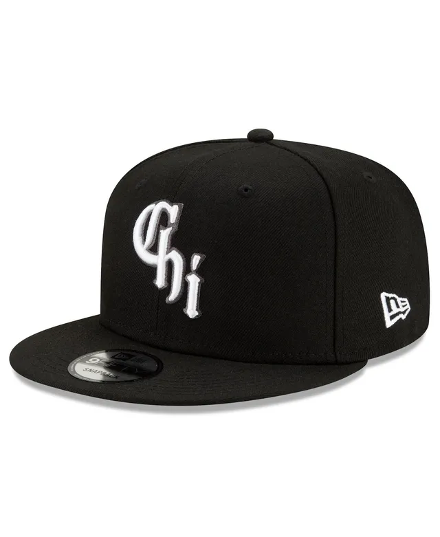 Men's New Era Black Chicago White Sox 2021 City Connect 39THIRTY Flex Hat