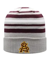 Men's Top of the World Gray and Maroon Arizona State Sun Devils All Day Cuffed Knit Hat