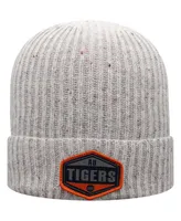 Men's Top of the World Gray Auburn Tigers Alp Cuffed Knit Hat