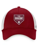 Men's Top of the World Maroon Mississippi State Bulldogs The Dude Home Plate Snapback Trucker Hat