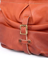 Old Trend Sweet Lotus Leather Bucket Bag