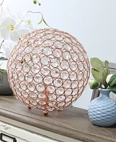 Elegant Designs Elipse 10" Crystal Ball Sequin Table Lamp