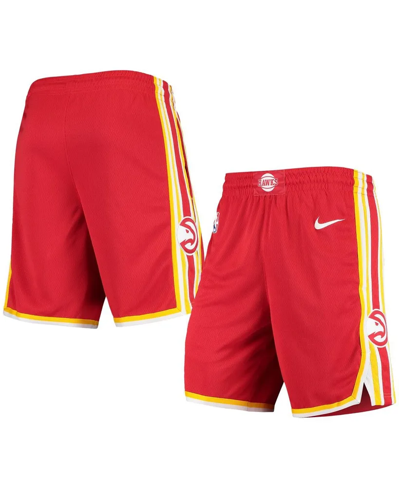 Men's Nike Red, Gold Atlanta Hawks 2020/21 Association Edition Performance Swingman Shorts