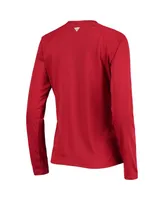 Women's Columbia Crimson Alabama Tide Pfg Tidal Long Sleeve T-shirt