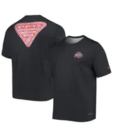 Men's Columbia Black Ohio State Buckeyes Terminal Tackle Omni-Shade T-shirt