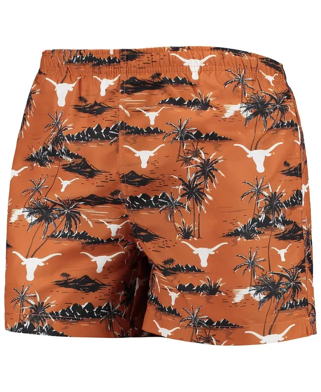 Foco Men's Foco Orange Clemson Tigers Island Palm Swim Trunks