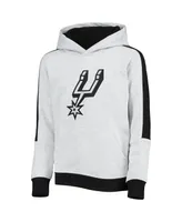 Big Boys Heathered Gray San Antonio Spurs Lived In Pullover Hoodie