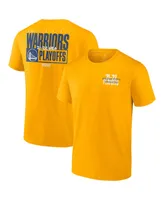 Men's Fanatics Gold Golden State Warriors 2022 Nba Playoffs Dunk T-shirt