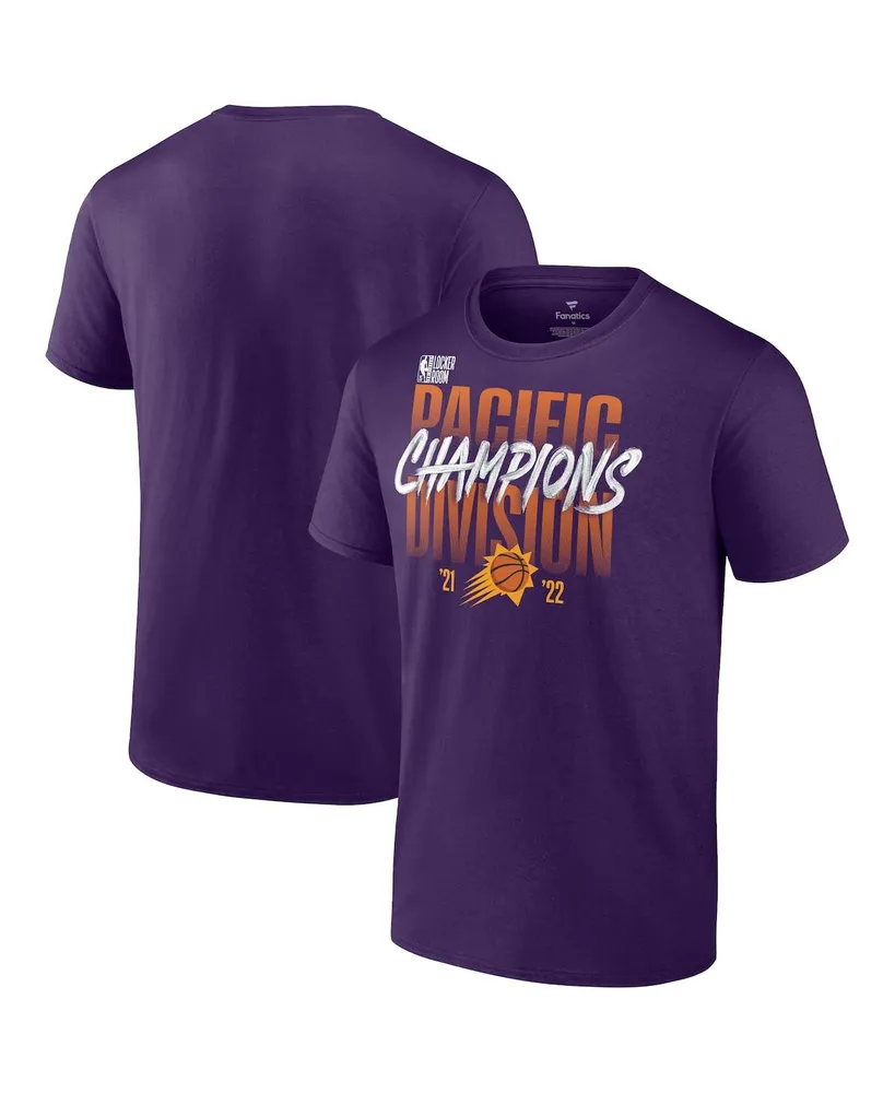 Men's Fanatics Purple Phoenix Suns 2022 Pacific Division Champions Locker Room T-shirt