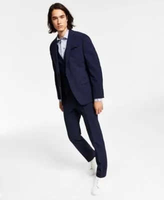Bar Iii Mens Slim Fit Solid Wool Suit Separates Created For Macys