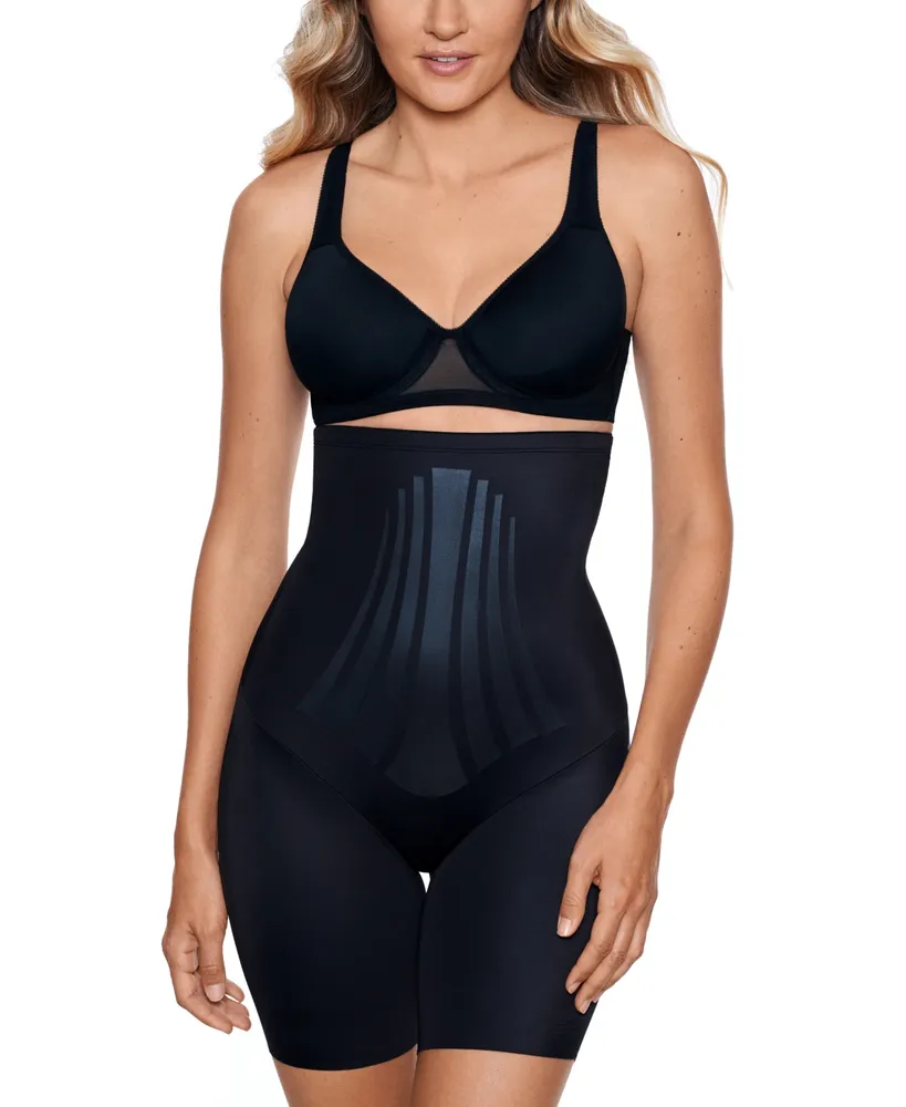 Miraclesuit Women's Extra Firm Tummy-control Shape Away High Waist Thigh  Slimmer 2919 In Black
