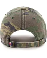 Men's '47 Camo Minnesota Twins Clean Up Adjustable Hat