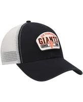 Men's '47 Black San Francisco Giants Penwald Clean Up Trucker Snapback Hat