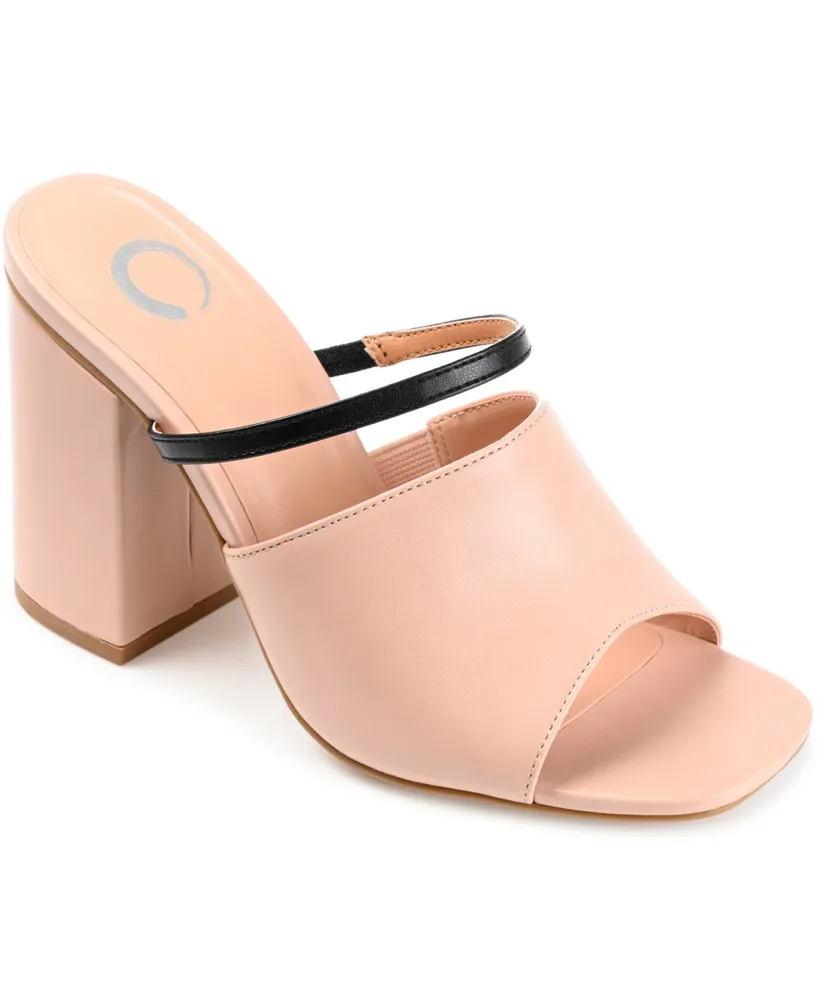 Journee Collection Women's Heiddy Block Heel Sandals