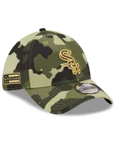 Men's New Era Camo Chicago White Sox 2022 Armed Forces Day 39THIRTY Flex Hat