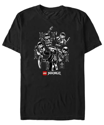 Men's Lego Ninjago Ninja Group Short Sleeve T-shirt