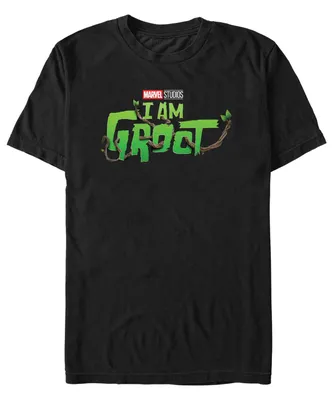 Men's Marvel Film I am Groot Main Logo Short Sleeve T-shirt