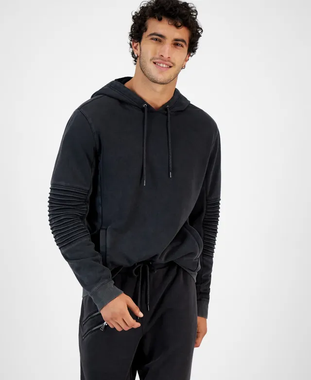 I.n.c. International Concepts Men's Regular-Fit Moto Hoodie