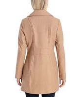 Anne Klein Women's Double-Breasted Wool Blend Peacoat, Created for Macy's