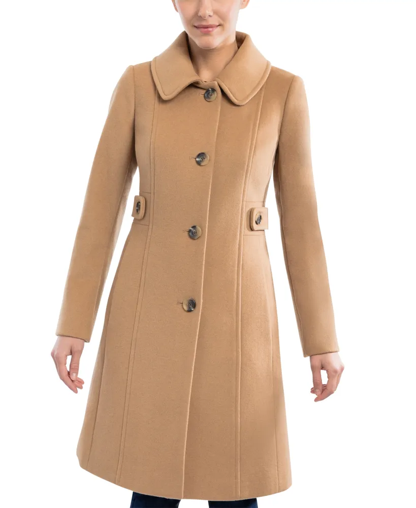 Anne Klein Women's Wool Blend Walker Coat