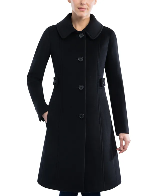 Kimi + Kai Women's Laila Long Hooded Wool Walking Coat