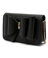 Women's Overflap Double Bowtie Crossbody Bag