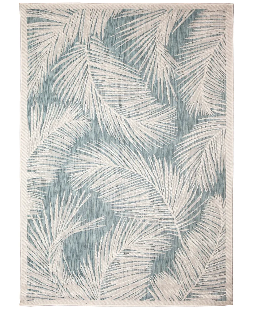 Liora Manne' Carmel Fronds 6'6" x 9'3" Outdoor Area Rug