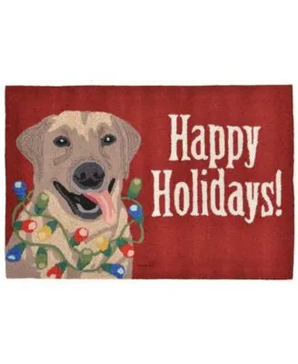 Liora Manne Frontporch Happy Holidays Area Rug