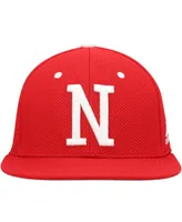 Men's adidas Scarlet Nebraska Huskers On-Field Baseball Fitted Hat