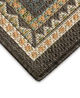 Liora Manne' Patio Journey 1'11" x 7'6" Runner Outdoor Area Rug